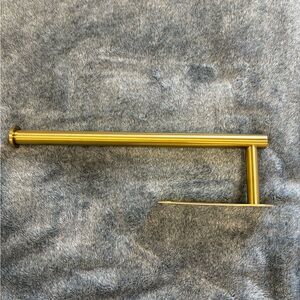 Paper Towel Gold Hanger with Installation Instructions Included